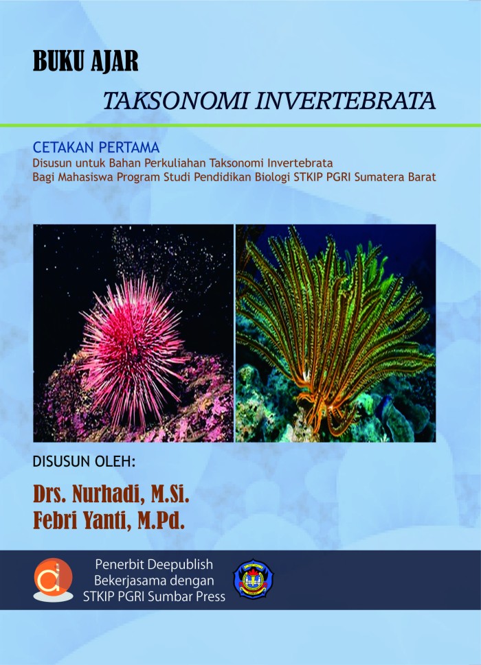 Buku Ajar Taksonomi Invertebrata - Agos Bookstore